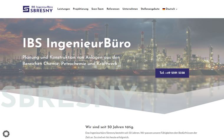 Startseite von ibs-sbresny.de