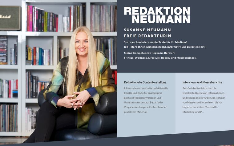 Startseite von redaktion-neumann.de