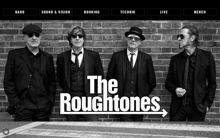 Startseite von theroughtones.de